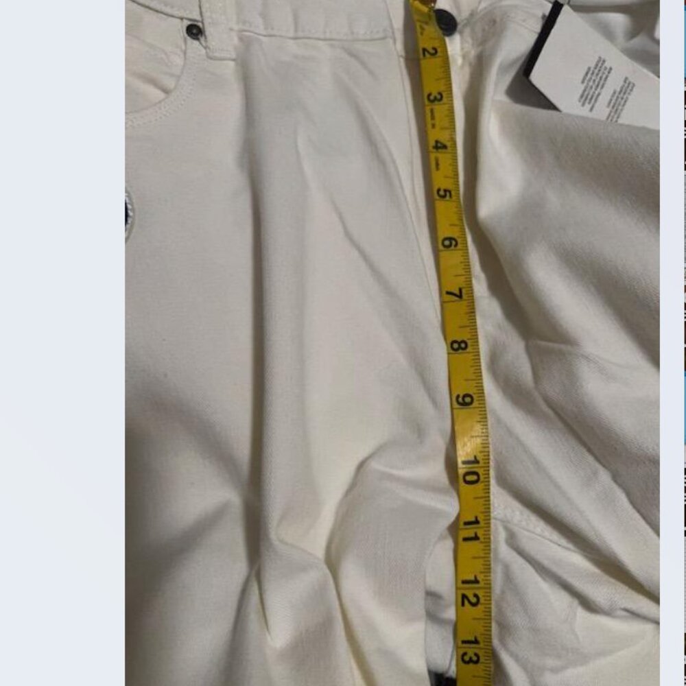 ASOS Skinny Jeans In White With Patches - Picture 9 of 14